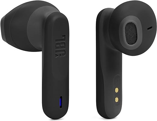 JBL Vibe Flex, Wireless Bluetooth Headphones, 12mm Drivers, 32 Hour Playback, IP54 Water and Dust Resistant - Black