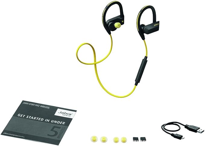 Jabra Sport Pace Wireless Bluetooth Earbuds - U.S. Retail Packaging