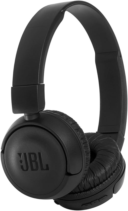 JBL T450BT Wireless On-Ear Headphones with Built-in Remote and Microphone (Black)