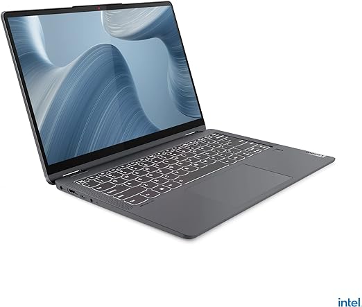Lenovo IdeaPad Flex 5 14IAU7 Laptop, 14-inch, 8GB RAM, 512GB SSD, Intel Core i5-1235U, Intel Iris Xe Graphics, Windows 11 Home, Storm Grey, 82R700JSAU