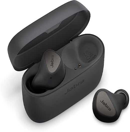Jabra Elite 4 True Wireless Earbuds - Active Noise Cancelling Headphones - Discreet & Comfortable Bluetooth Earphones, Laptop, iOS and Android Compatible - Dark Grey