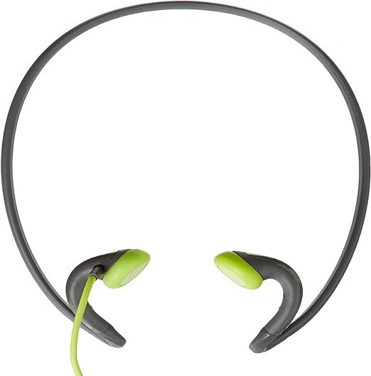 Sennheiser PMX 684i Fitness Workout Sports Running and Cycling Earbud/in Ear Ultralight Compatible with Apple/iPhone/iPad Neckband Headphone Grey/Green Color Headset Sweat and Water Resistant