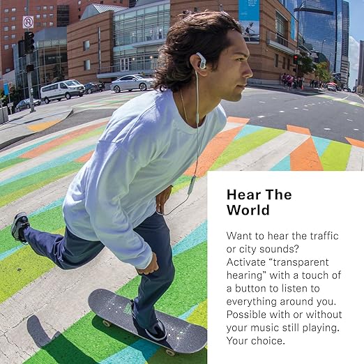 Sennheiser AMBEO Smart Headset (iOS) “ Active Noise Cancellation, Transparent Hearing and 3D Sound Recording