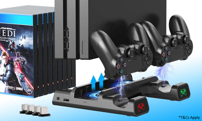 ElecGear PlayStation 4 Vertical Stand and Cooling Fan