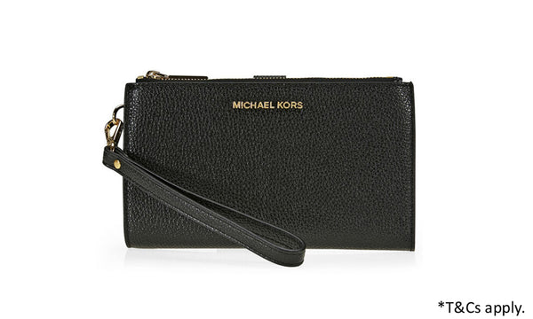 Michael Kors Adele Smartphone Wristlet Wallet - Black