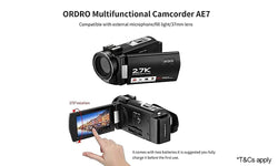 Ordro Video Camera Camcorder 2.7K Digital Camera