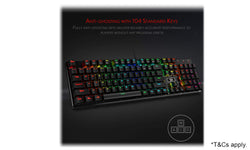 Redragon RGB LED Backlit Wired Mechanical Gaming Keyboard