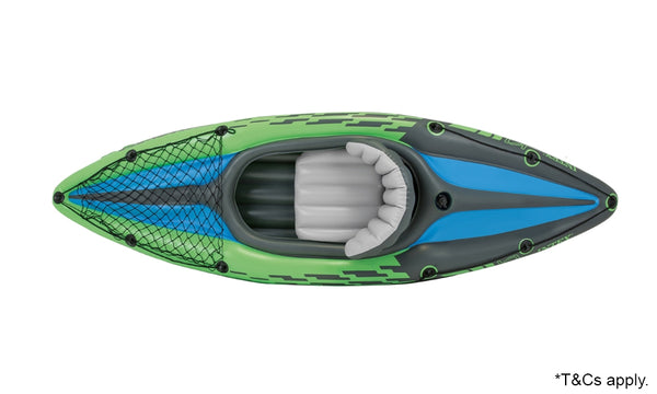 Intex Challenger Inflatable Kayak with Aluminum Oars and Hand Pump