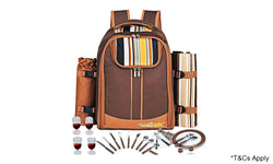 Hap Tim Picnic Backpack Bag with Cooler Compartment