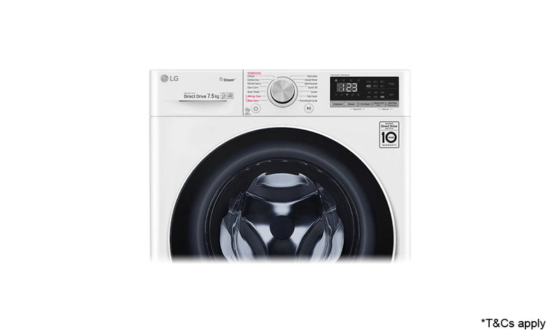 LG 7.5kg AI Direct Drive Front Load Washer with Steam