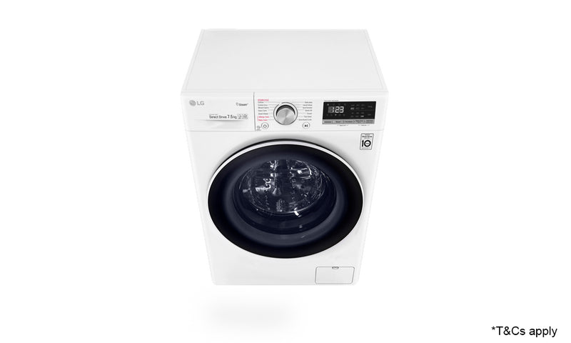 LG 7.5kg AI Direct Drive Front Load Washer with Steam