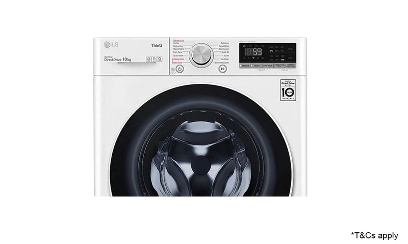 LG 10kg Front Load Washing Machine with Steam