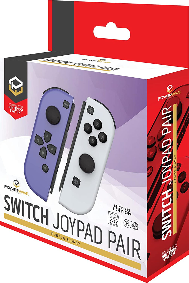 Powerwave Switch Joypad Retro Purple & Grey