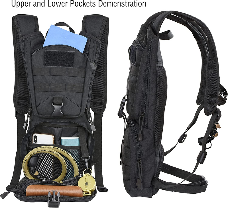 MARCHWAY Tactical Molle Hydration Backpack 3L TPU Water Bladder